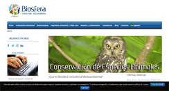 Desktop Screenshot of biosfera.es