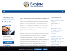 Tablet Screenshot of biosfera.es